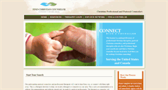 Desktop Screenshot of findchristiancounselor.com